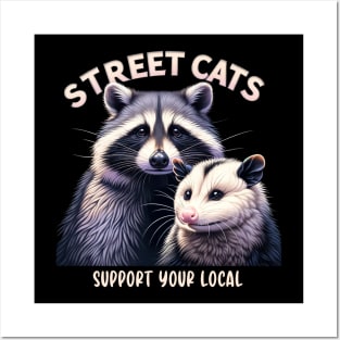 Street Cats, Support Your Local Street Cat Posters and Art